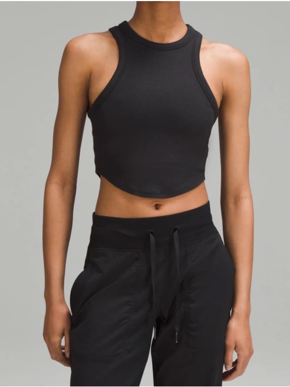 lululemon Hold Tight Cropped Tank NWT Size 8 BLK